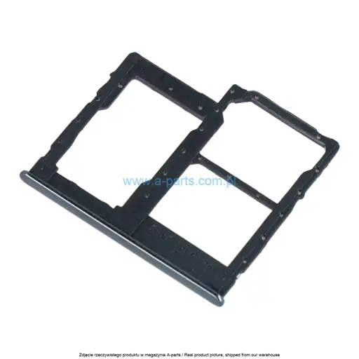 SZUFLADKA TACKA KARTY SIM SAMSUNG A40 SM-A405 - CZARNA - GH98-43995A | GH98-44303A (ORYGINALNA)