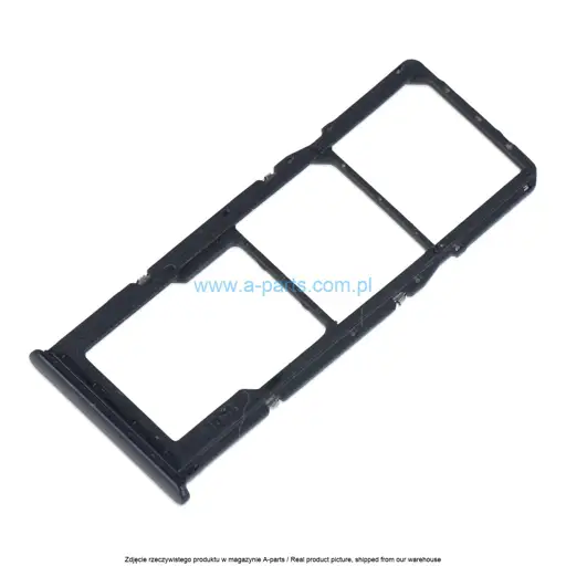 SZUFLADKA TACKA KARTY SIM DS SAMSUNG A21S SM-A217 - CZARNA - GH98-45392A ( ORYGINALNA )