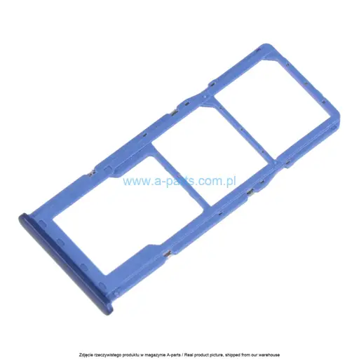 SZUFLADKA TACKA KARTY SIM DS SAMSUNG A21S SM-A217 - NIEBIESKA - GH98-45392C ( ORYGINALNA )