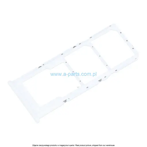 SZUFLADKA TACKA KARTY SIM SAMSUNG A12 SM-A125 A12 NACHO SM-A127 - BIAŁA - GH98-46124B ( ORYGINALNA )