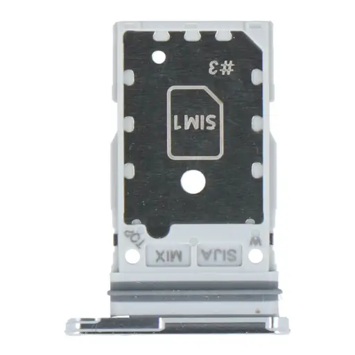 SZUFLADKA TACKA KARTY SIM SAMSUNG S22 5G SM-S901 - BIAŁA - GH98-47086B ( ORYGINALNA )