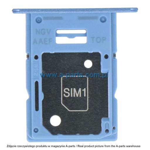 SZUFLADKA TACKA KARTY SIM SAMSUNG A15 5G SM-A156 - NIEBIESKA - GH98-48940D ( ORYGINALNA )