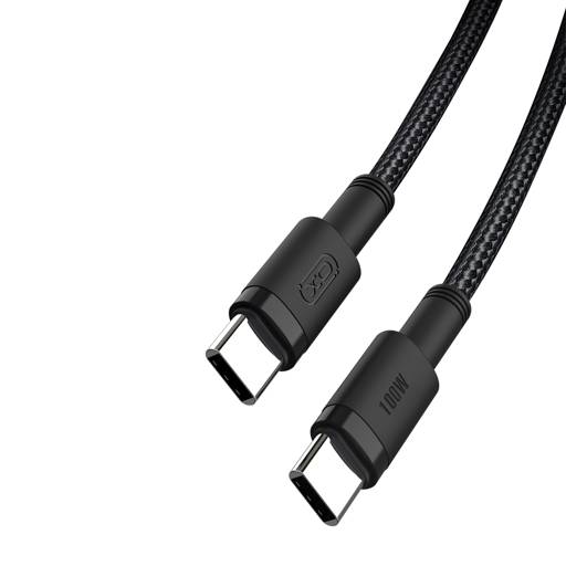 XO KABEL NB-Q199 PD USB-C - USB-C 1,5M 100W CZARNY