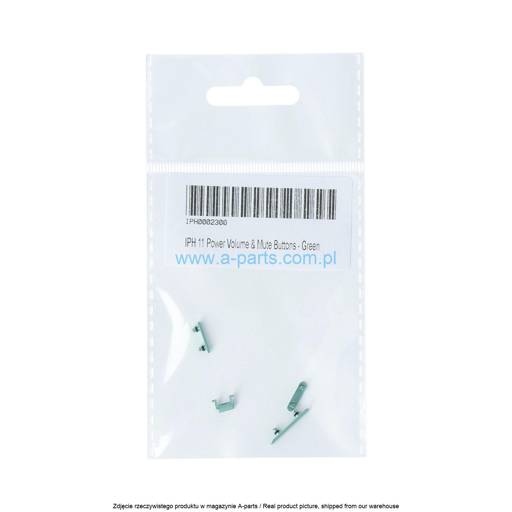 PRZYCISKI BOCZNE DO IPHONE 11 ZIELONE