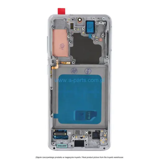 WYŚWIETLACZ LCD + EKRAN DOTYKOWY SAMSUNG G991 GALAXY S21 BIAŁY (REFABRYKOWANY ORYGINAŁ)