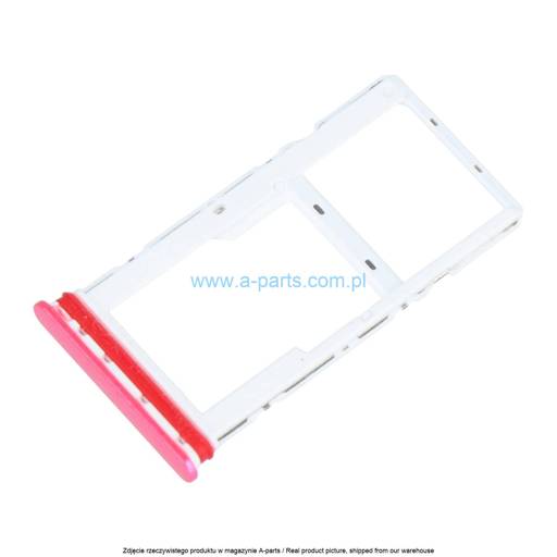 SZUFLADKA TACKA KARTY SIM MOTOROLA MOTO G20 XT2128 - RÓŻOWA - S948D07452 ( ORYGINALNA )