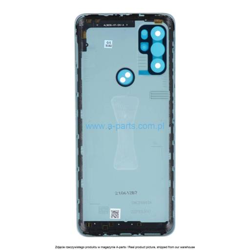 KLAPKA BATERII MOTOROLA MOTO G60S XT2133 - SREBRNA - S948D11862 ( ORYGINALNA )