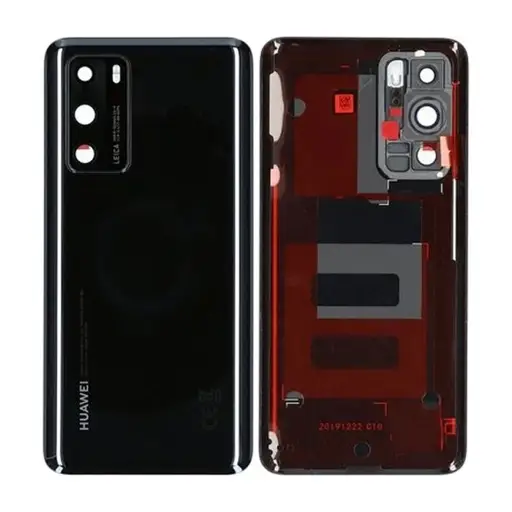 KLAPKA BATERII HUAWEI P40 - CZARNA - 02353MBJ ( ORYGINALNA )