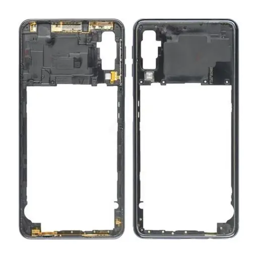 RAMKA KORPUS SAMSUNG A7 2018 SM-A750 - CZARNA - GH98-43585A ( ORYGINALNA )