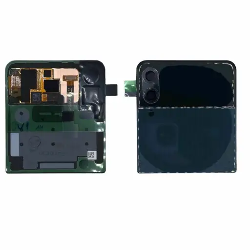 WYŚWIETLACZ LCD + EKRAN DOTYKOWY ( ZEWNĘTRZNY ) SAMSUNG FLIP3 5G SM-F711 - ZIELONY - GH97-26773C | GH97-26774C (ORYGINALNY SERVICE PACK)
