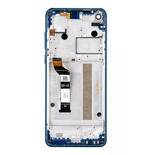 WYŚWIETLACZ LCD + EKRAN DOTYKOWY MOTOROLA MOTO ONE VISION XT1970 - NIEBIESKI - 5D68C14352 | 5D68C14352PW (ORYGINALNY SERVICE PACK)