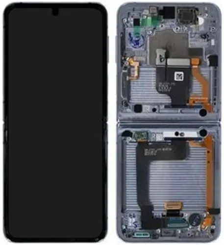 WYŚWIETLACZ LCD + EKRAN DOTYKOWY (WEWNĘTRZNY) SAMSUNG FLIP 4 5G SM-F721 - NIEBIESKI - GH82-29440D | GH82-29441D | GH82-30238D | GH82-30239D (ORYGINALNY SERVICE PACK)