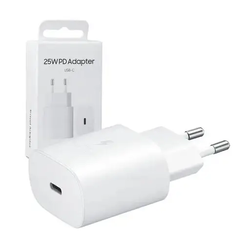 ŁADOWARKA SIECIOWA SAMSUNG EP - TA800NWEGEU 25W 1 X USB - C - BIAŁA RETAIL PACK ( ORYGINALNA )