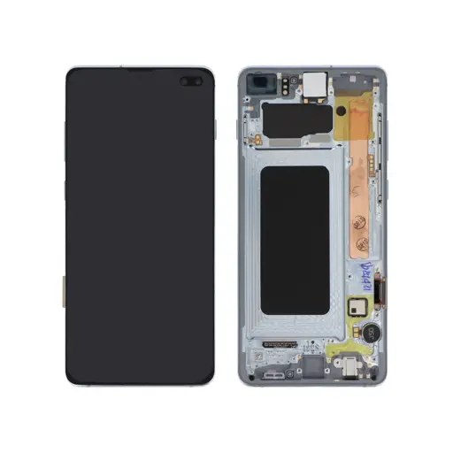WYŚWIETLACZ LCD + EKRAN DOTYKOWY SAMSUNG S10 PLUS SM-G975 - NIEBIESKI - GH82-18834C | GH82-18849C | GH82-18853C (ASSEMBLED)