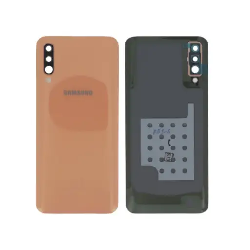 KLAPKA BATERII SAMSUNG A50 SM-A505 - POMARAŃCZOWA - GH82-19229D ( ORYGINALNA )