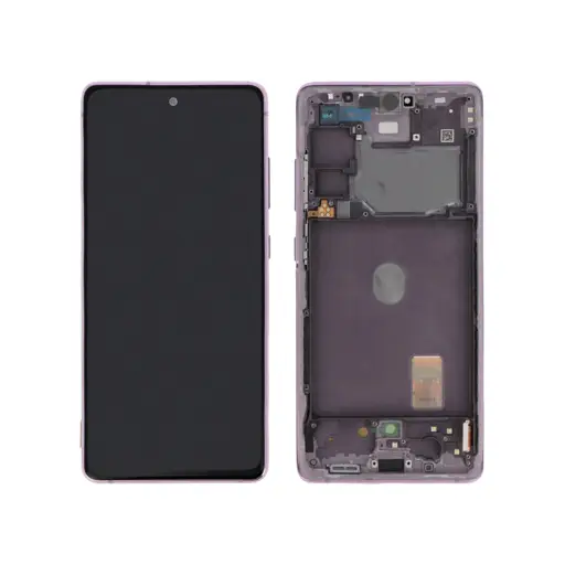 WYŚWIETLACZ LCD + EKRAN DOTYKOWY SAMSUNG G780 / G781 GALAXY S20 FE 4G / 5G FIOLETOWY GH82-24219C | GH82-24220C | GH82-31328C | GH82-31329C (ORYGINALNY)