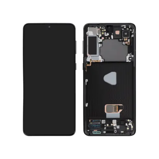 WYŚWIETLACZ LCD + EKRAN DOTYKOWY SAMSUNG G996 GALAXY S21 PLUS CZARNY GH82-24553A | GH82-24554A | GH82-27267A | GH82-27268A (ORYGINALNY)