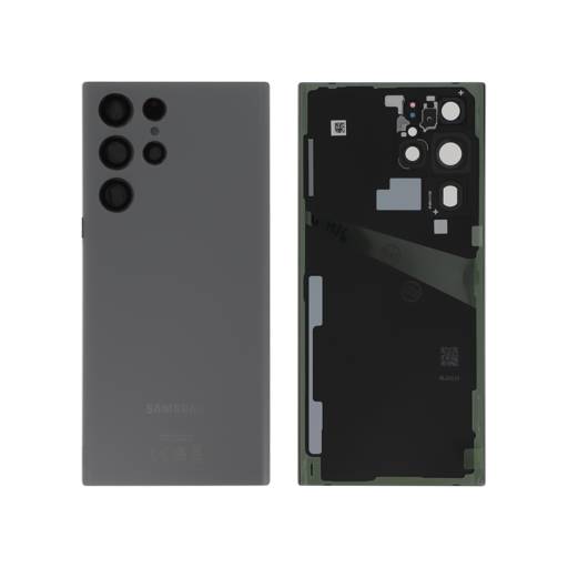 KLAPKA BATERII SAMSUNG S22 ULTRA SM-S908 - SZARA - GH82-27457E ( ORYGINALNA )