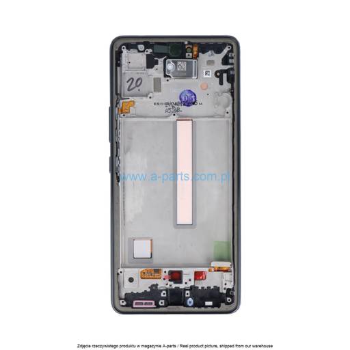 WYŚWIETLACZ LCD + EKRAN DOTYKOWY SAMSUNG A53 5G SM-A536 - CZARNY - GH82-28024A | GH82-28025A (ASSEMBLED)