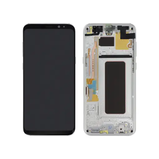 WYŚWIETLACZ LCD + EKRAN DOTYKOWY SAMSUNG G955 GALAXY S8 PLUS SREBRNY GH97-20470B | GH97-20564B (ORYGINALNY)