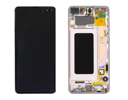 WYŚWIETLACZ LCD + EKRAN DOTYKOWY SAMSUNG G975 GALAXY S10 PLUS BIAŁY GH82-18834J | GH82-18849J | GH82-18853J (ORYGINALNY)