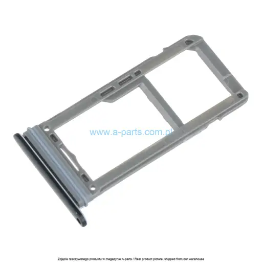 SZUFLADKA TACKA KARTY SIM SAMSUNG S8 PLUS SM-G955 SM-G955F - CZARNA - GH98-41557A ( ORYGINALNA )