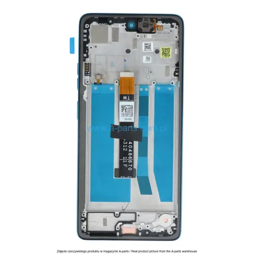 WYŚWIETLACZ LCD + EKRAN DOTYKOWY MOTOROLA MOTO G75 5G XT2437 - AQUA BLUE - 5D68C28969 | 5D68C29067 (ORYGINALNY SERVICE PACK)